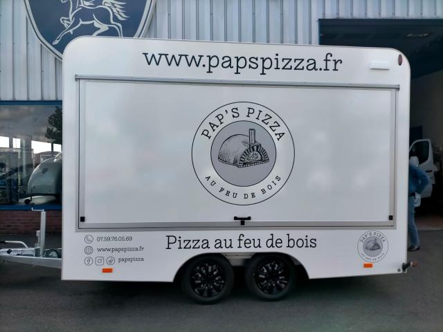 Foodtruck pizza à Caen : l'expertise Laromorque en action